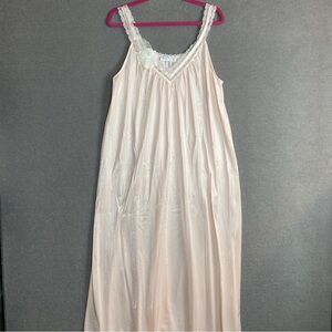 Val mode vintage lace sheer feminine Nightgown Fairy Coquette size L